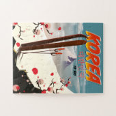 Korea muss Ski fahren Puzzle (Horizontal)