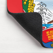 Korea-Nord-Emblem-Mauspad Mousepad (Ecke)
