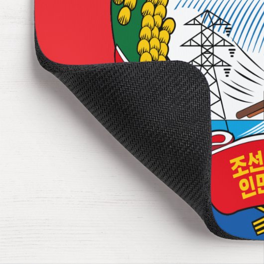 Korea-Nord-Emblem-Mauspad Mousepad (Ecke)