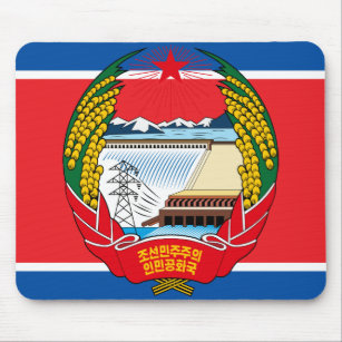 Korea-Nord-Emblem-Mauspad Mousepad