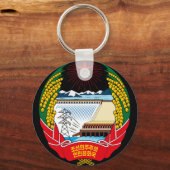Korea-Nord-Emblem Schlüsselanhänger (Vorderseite)
