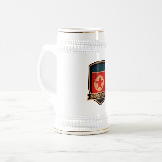 Korea, Nordkorea Bierglas (Vorderseite Links)