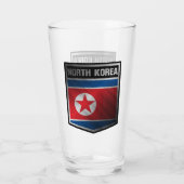 Korea, Nordkorea Glas (Rückseite)
