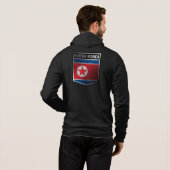 Korea, Nordkorea Hoodie (Schwarz voll)