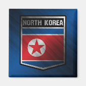 Korea, Nordkorea Magnet (Vorne)