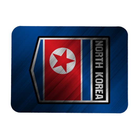 Korea, Nordkorea Magnet (Horizontal)