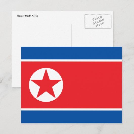 korea nördlich postkarte (Vorne/Hinten)