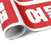 Korea Number 8 여 8덟 【Yeodeol】 Hangul Geschenkpapier (Rolleneckpunkt)