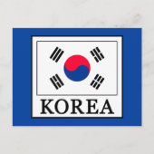 Korea Postkarte (Vorderseite)