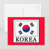 Korea Postkarte (Vorne/Hinten)