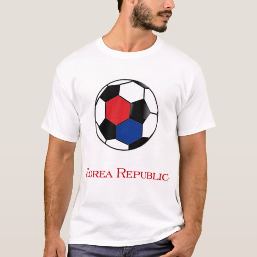 Korea-Republik-Weltmeisterschaft-Fußball-T - Shirt (Vorderseite)