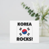 Korea Rocks Postkarte (Stehend Vorderseite)