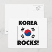 Korea Rocks Postkarte (Vorne/Hinten)