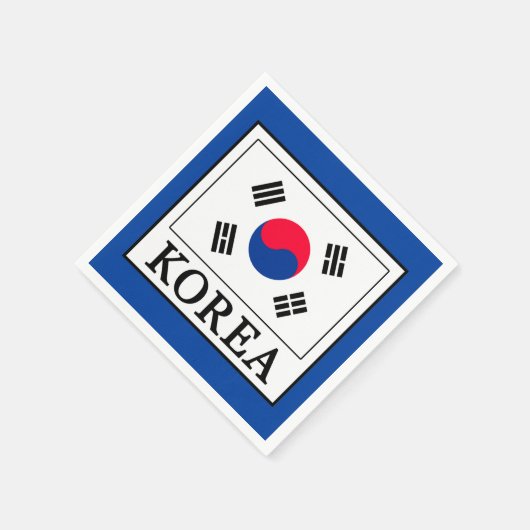 Korea Serviette (Ecke)