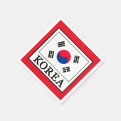 Korea Serviette (Ecke)