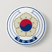 Korea South Emblem Button (Vorderseite)