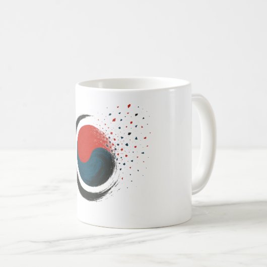Korea Tote Bag Kaffeetasse (VorderseiteRechts)