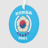 Korea Trip Weihnachtsschmuck Ornament (Vorderseite)