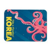 Korea-Urlaubs-Plakat Magnet (Horizontal)