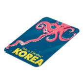 Korea-Urlaubs-Plakat Magnet (Linke Seite)