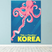 Korea Vacation Poster Leinwanddruck (Insitu (Holzboden))