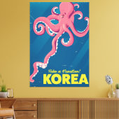 Korea Vacation Poster Leinwanddruck (Insitu (Wohnzimmer))