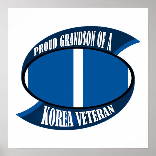 Korea Vet Grandson Poster (Vorne)