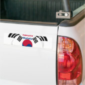 Korea Vibes: Eine Botschaft des Friedens Autoaufkleber (Auf Lkw)