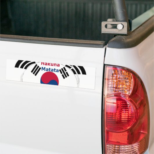 Korea Vibes: Eine Botschaft des Friedens Autoaufkleber (Auf Lkw)