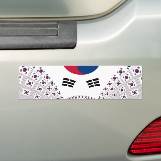 Korea Vibes: Eine Botschaft des Friedens Autoaufkleber (Auf Auto)