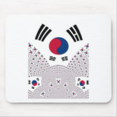Korea Vibes: Eine Botschaft des Friedens Mousepad (Vorne)