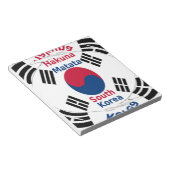 Korea Vibes: Eine Botschaft des Friedens Notizblock (angewinkelt)