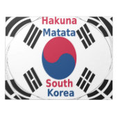 Korea Vibes: Eine Botschaft des Friedens Notizblock (Vorderseite)