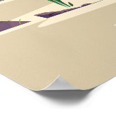 Korea Vintage Reiseplakatkunst Poster (Ecke)