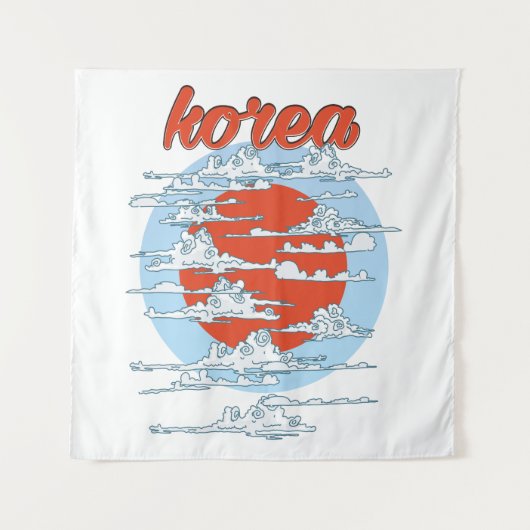 Korea Wandteppich (Vorderseite)