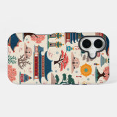 Korea Wave Design iPhone 16 Fall Hülle (Rückseite (Horizontal))