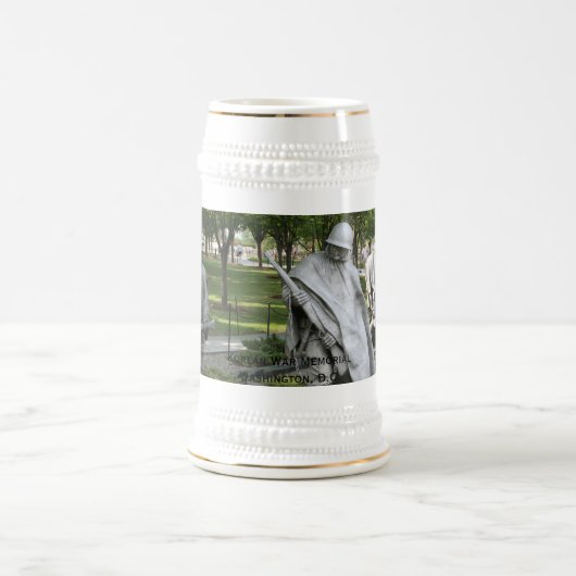 Koreakrieg-Denkmal Bierglas (Mittel)