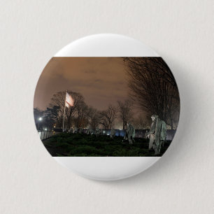 Koreakrieg-Erinnerungswashington-Monumentnacht Button