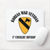 Koreakrieg-Veteran - 1. Cav Mousepad (Mit Mouse)