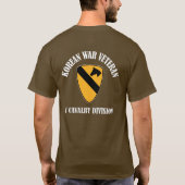 Koreakrieg-Veteran - 1. Cav T-Shirt (Rückseite)