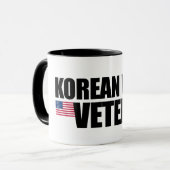 Koreakrieg-Veteran Tasse (Vorderseite Links)