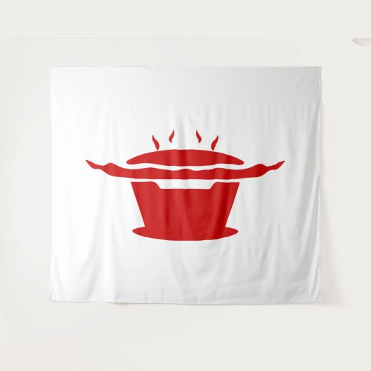 Korean BBQ (고기구이) Sign Wandteppich (Vorderseite (Horizontal))