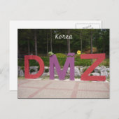 korean dmz postkarte (Vorne/Hinten)
