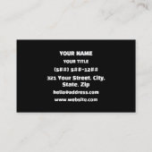 Korean Drama 드라마 Korea Hangul Language Visitenkarte (Rückseite)