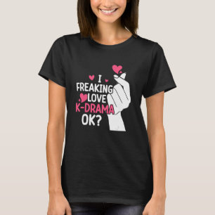 Korean Drama Liebe K Pop Finger Heart Kdrama South T-Shirt