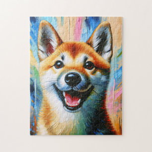 Korean Jindo Hund Acryl Druck Hunde Liebhaber Gesc Puzzle
