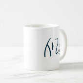 Korean “Love” Calligraphy Mug (사랑) Kaffeetasse (VorderseiteRechts)