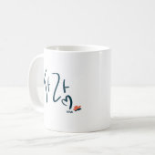 Korean “Love” Calligraphy Mug (사랑) Kaffeetasse (Vorderseite Links)