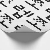 Korean Newb 쪼 렙 Jjoleb | Hangul Language Geschenkpapier (Ecke)