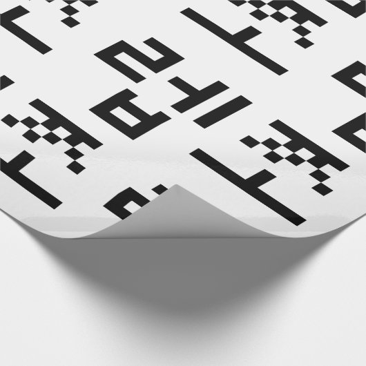 Korean Newb 쪼 렙 Jjoleb | Hangul Language Geschenkpapier (Ecke)